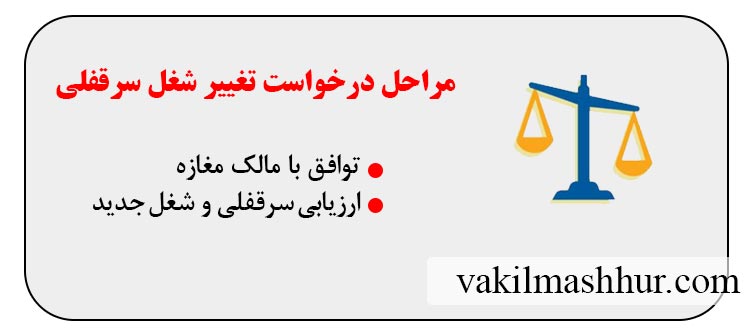 درخواست تغییر شغل