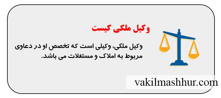 وکیل ملکی کیست؟