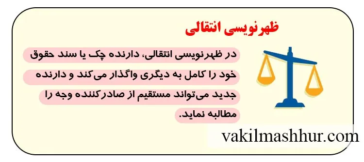 بررسی ظهرنویسی انتقالی