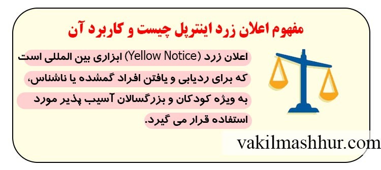 مفهوم اعلان زرد اینترپل چیست و کاربرد آن