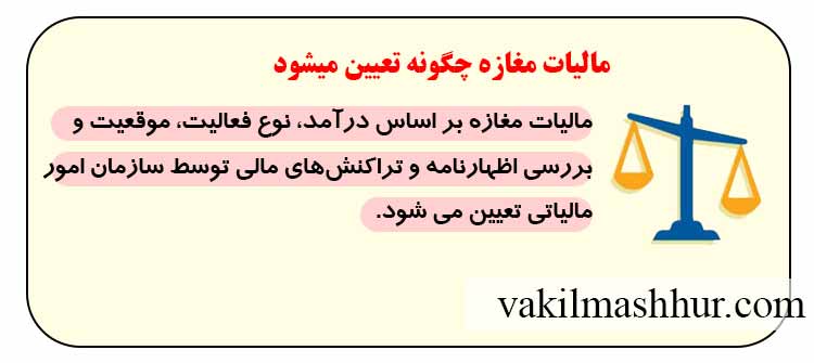 مالیات مغازه چگونه تعیین میشود