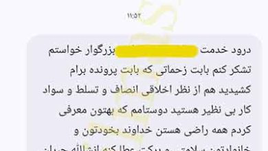 نظرات موکلان وکیل مشهور